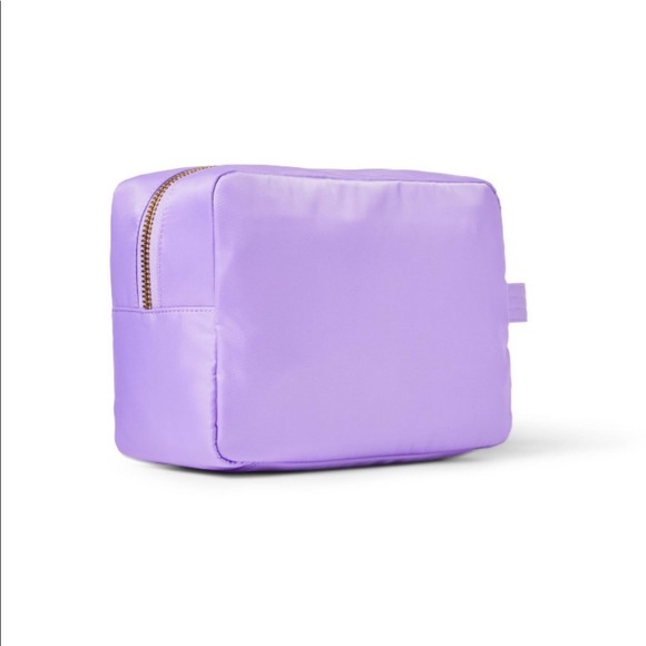 Stoney Clover Lane Airplane Patch Large Purple Pouch - Picture 2 of 8